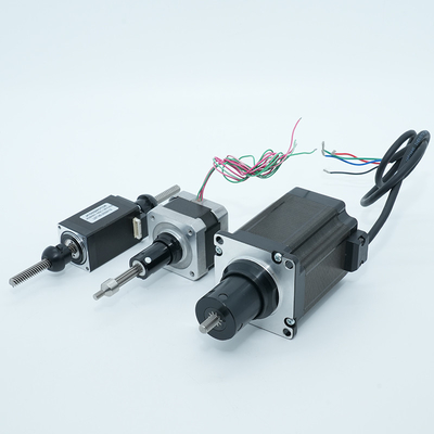 Jkongmotor NEMA 8/11/14/17/23/24/34 T5/T8/T10 Trapezoidal Thread Screw Linear Stepper Motor com motor passo de parafuso de chumbo