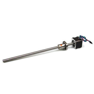 Jkongmotor NEMA 8/11/14/17/23/24/34 T5/T8/T10 Trapezoidal Thread Screw Linear Stepper Motor com motor passo de parafuso de chumbo