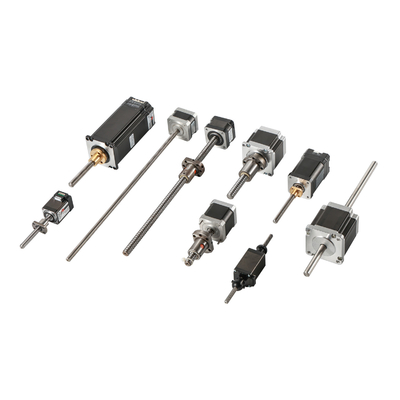 Jkongmotor 12V 24V NEMA 8 11 17 23 24 34 42 52 Mini Micro Bolas parafusos linear engrenagem fechado ciclo passo motor com freio