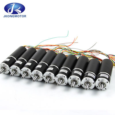 Jkongmotor 28mm-130mm/ Potência 10W-2000W/ CE RoHS / Personalizável / BLDC Brushless DC Motors Opção com Controlador de caixa de engrenagens