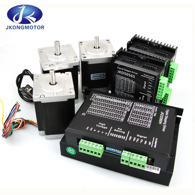 Jkongmotor Alto Torque 12Nm Nema34 Loop fechado motor passo linear para máquina de sexo com codificador e motorista