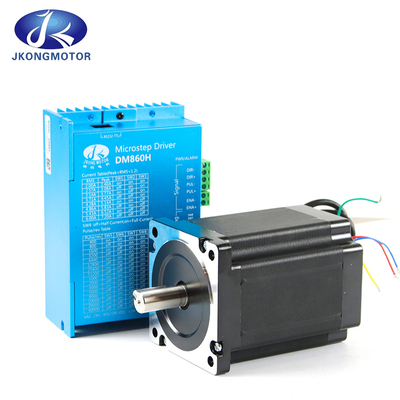 Jkongmotor Alto Torque 12Nm Nema34 Loop fechado motor passo linear para máquina de sexo com codificador e motorista