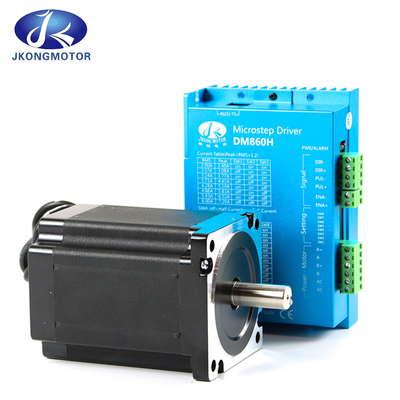 Jkongmotor Alto Torque 12Nm Nema34 Loop fechado motor passo linear para máquina de sexo com codificador e motorista