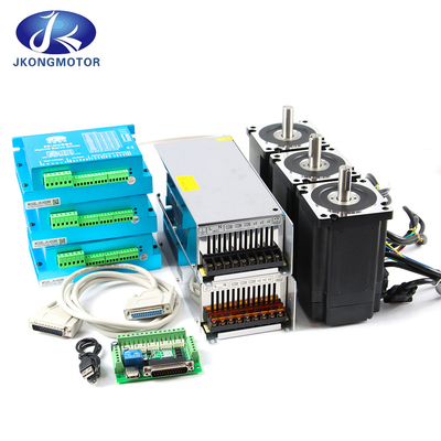 Jkongmotor Alto Torque 12Nm Nema34 Loop fechado motor passo linear para máquina de sexo com codificador e motorista