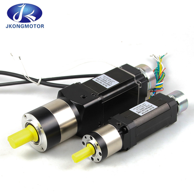 Jkongmotor Worm Gear Brushless DC Motor 200w 400w 80mm BLDC Motor 24V 48V Nema23 34 Caixa de engrenagens planetária / freio / codificador