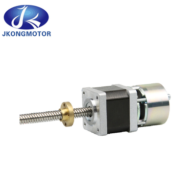 Jkongmotor Motor passo linear Nema 11 17 23 34 Motor elétrico linear com eixo de parafuso de bola durável