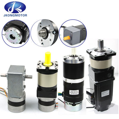 Jkongmotor OEM Fabricante 56mm Alto Torque Alta Velocidade Rpm Micro Pequeno 12V 24V Mini Planetário Bldc Motor DC Brushless Com Encoder