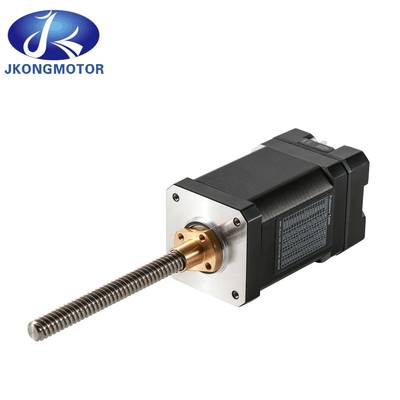Jkongmotor fábrica chinesa Nema8 11 14 16 17 23 24 34 motor passo linear com parafuso de chumbo para impressora 3D motor passo linear