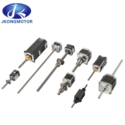 Jkongmotor fábrica chinesa Nema8 11 14 16 17 23 24 34 motor passo linear com parafuso de chumbo para impressora 3D motor passo linear