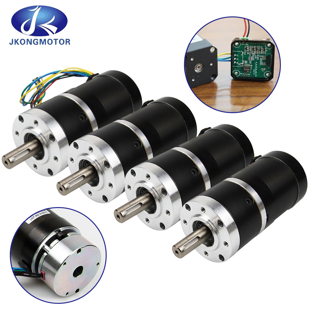 Jkongmotor Motor de engrenagem BLDC personalizado 24v 36v 48v 3000rpm 42 57 60 80 BLDC motor de engrenagem DC sem escovas para máquina de CNC