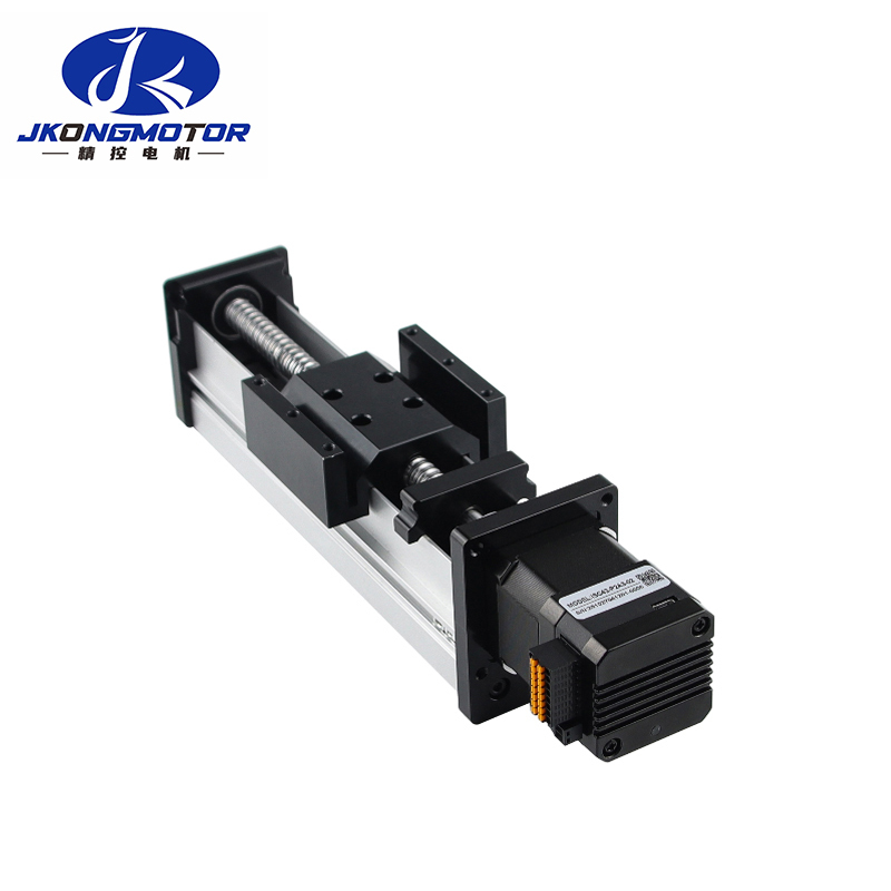 Jkongmotor Nema 17 Sistema de movimento linear preciso Motor passo linear com condutor integrado para atuador de montagem de chip