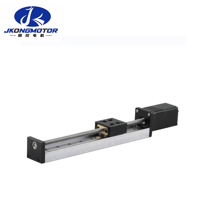 Jkongmotor Nema 11 17 23 24 34 RS485 Motor passo-a-passo linear inteligente Modulo passo-a-passo de guia linear para bomba de infusão Motor linear