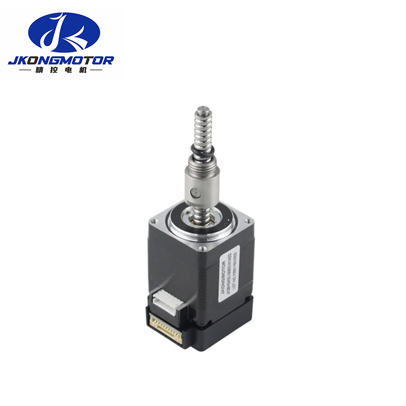 Jkongmotor JKISC28-R2A3 RS485 ModBUS RS485 Motor de passo linear com driver integrado para atuador de automação de laboratório